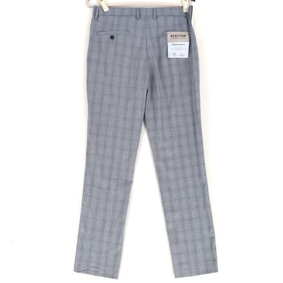 Kenneth Cole Reaction Men's Light Grey Casual Slim Fit Dress Pant Size 33Wx32L - Picture 6 of 6